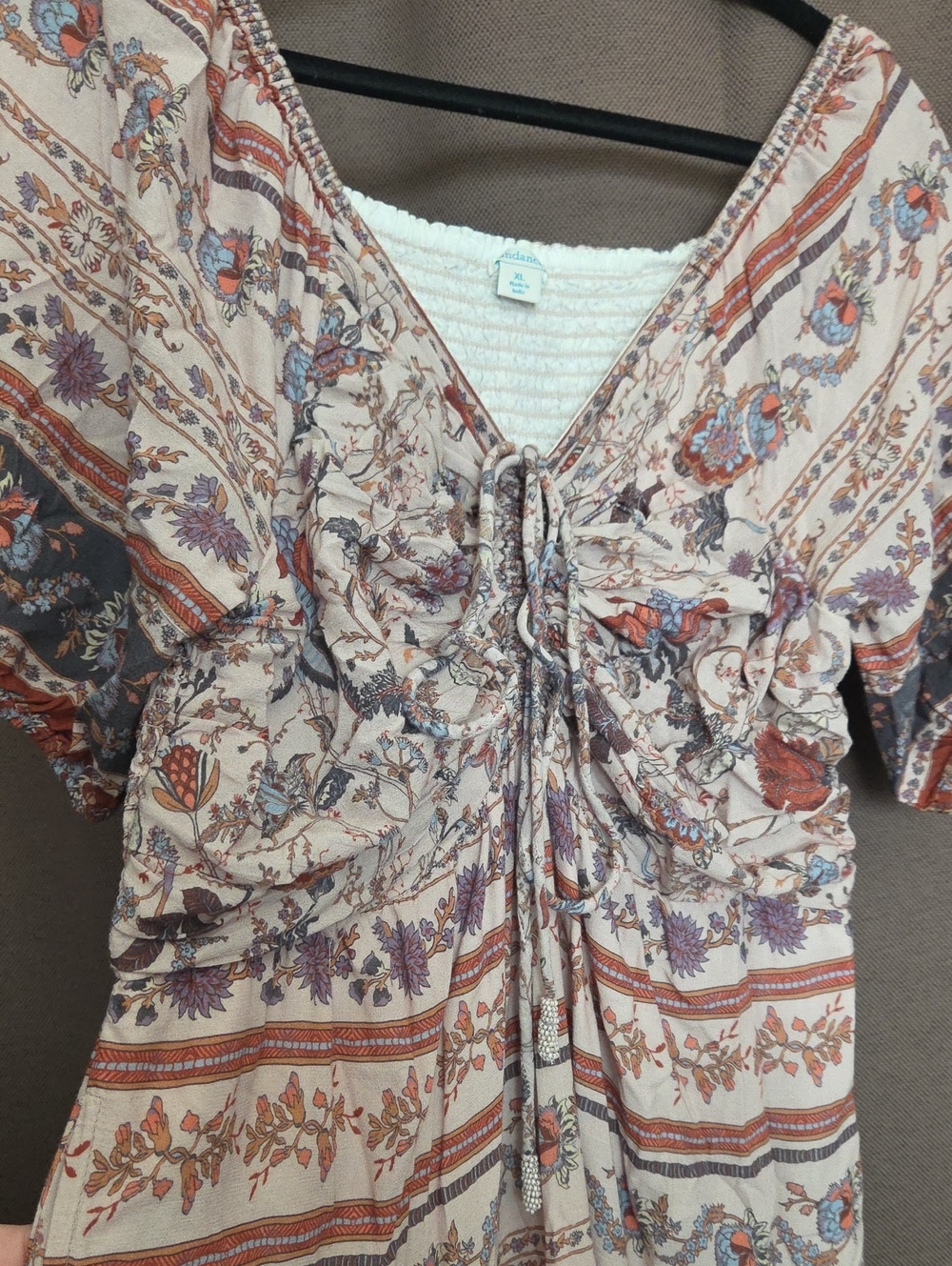 Sundance Tiered Peasant Maki Dress Size XL - Picture 4 of 10